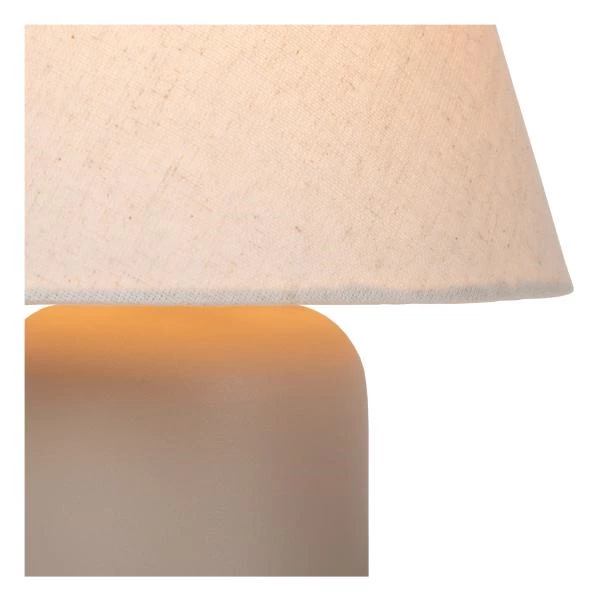 Lucide MACIA - Lampe de table - 1xE14 - Crème - détail 1